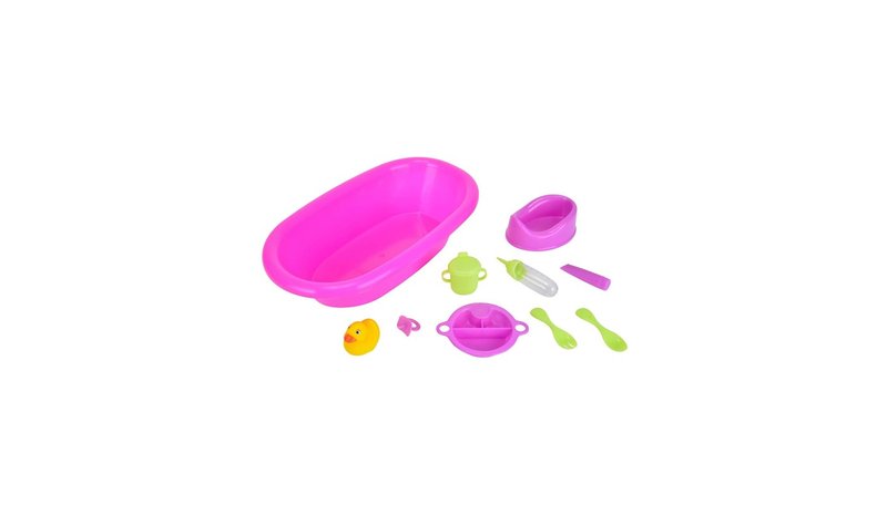 New Born Baby Doll Bath with Accessories – kuva 2/2