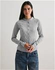 Nelly - Harmaa - Soft Raglan LS Cardigan