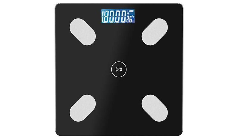 Älyvaaka, musta, 180kg – kuva 1/1