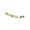 Globos Aloha Letter Garland - 2m – kuva 1