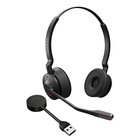 Jabra Engage 55 SE UC -langaton stereokuulokemikrofoni + USB-A-sovitin, musta