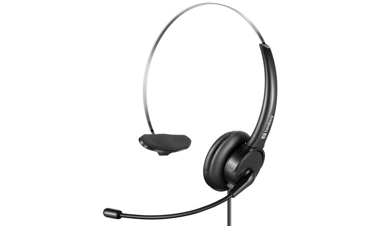Sandberg USB Office -monokuuloke, musta – kuva 1/1