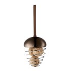Eva Trio - Ornament Lintulauta tammeterho 15 cm Ruskea