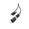 Baseus Versatile 60W USB-C - USB-C Cable with USB-A and Lightning Adapters 0.6 m - Black – kuva 1