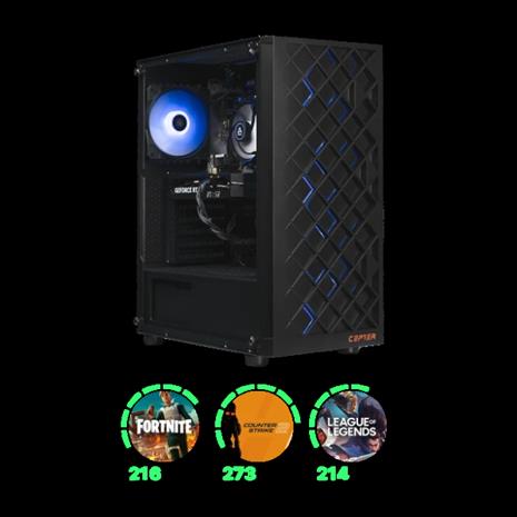 Cepter E-Sport R56 ESR556BKA (Ryzen 5 5500, 16 GB, 1 TB SSD, Win 11), keskusyksikkö