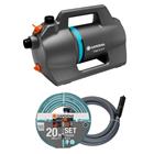 Gardena 5000 Silent (9081-20) 550W, puutarhapumppu + letkusarja