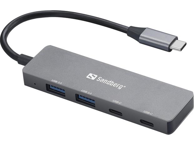 Sandberg USB-C to 2xUSB-A + 2xUSB-C Hub – kuva 4/4