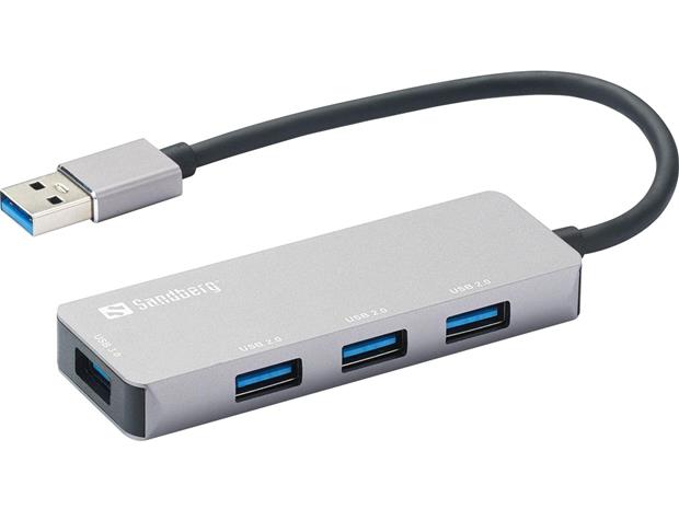 Sandberg USB-A Hub 1xUSB3.0+3x2.0 SAVER – kuva 8/8