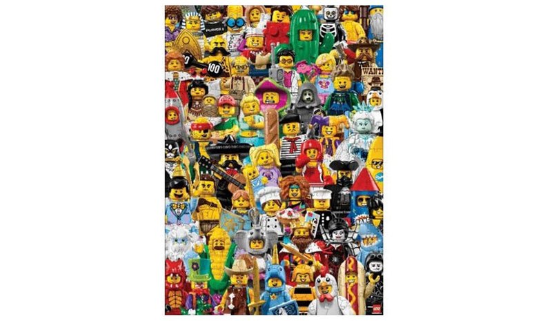 LEGO Minifigures Collage 2 Puzzle 500 Pcs