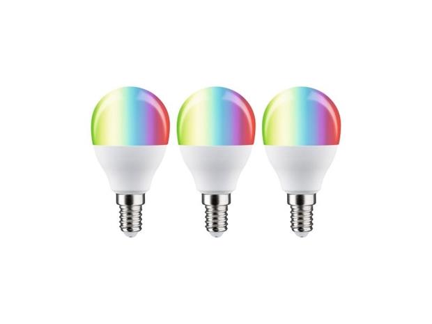 Paulmann-LED-pisara E14 5W 470lm Zigbee RGBW 3x