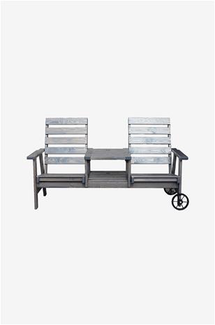 Ulkopenkki KIngdom 177 cm - Harmaa