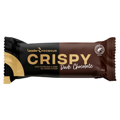 Leader Promour Crispy 45 g Dark Chocolate