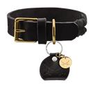 Hunter Koiran panta Sansibar Solid Cow Leather Musta S-M 45cm