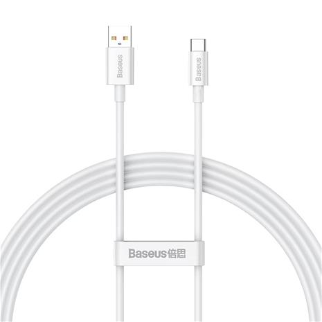 Baseus Cable USB do USB-C Superior 100W 1.5m (white)