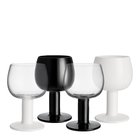 Kosta Boda - Fars Glas viinilasi 40 cl 4 kpl valkoinen/musta