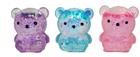 Scrunchems Sugar Diddy Bears 3-pack puristeltava stressilelu