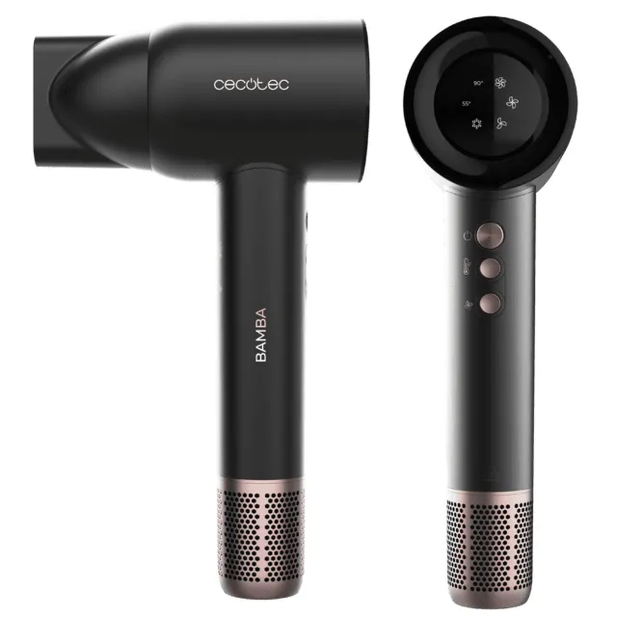 CECOTEC Bamba IoniCare Rockstar Nano IonTech 1600 W -hiustenkuivaaja, musta
