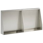 vidaXL Pato 2 kpl 40 x 12 x 50 cm Ruostumaton teräs Hopea