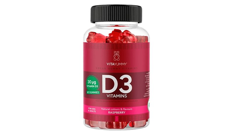 VitaYummy D3 Raspberry 60pcs – kuva 1/3