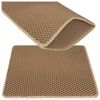 Kissan hiekkamatto Purlov 60x45 cm beige, kaksikerroksinen EVA, liukueste