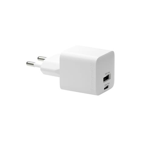 Seinälaturi USB-C 30W USB-A 18W