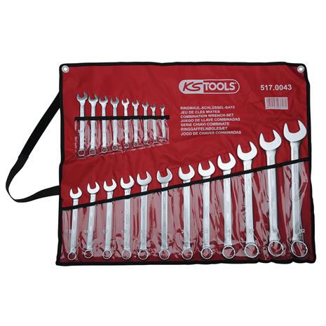 Kiintoavainsarja KS tools 6-32 mm; 21 kpl.