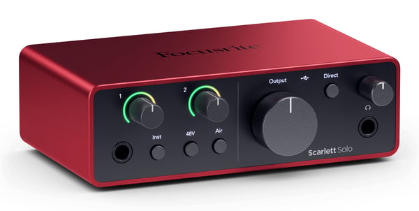 Focusrite Scarlett Solo 4th Gen USB Audio Interface