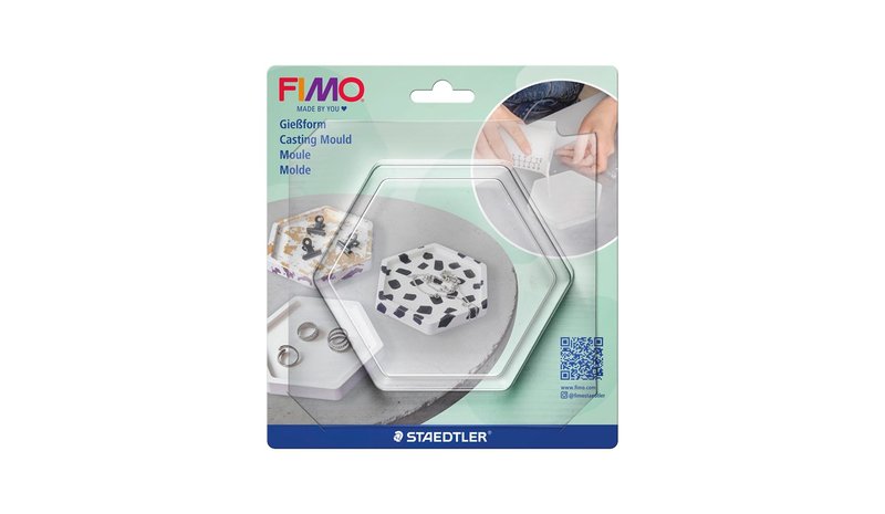 Staedtler FIMO casting mould hexagon – kuva 1/1