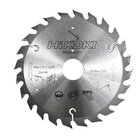 HiKOKI 60355000 Pyörösahanterä puulle ja alumiinille, 125x20 mm, 24T