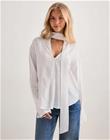 Nelly - Valkoinen - Scarf Blouse
