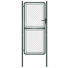 vidaXL Puutarhan portti teräs 100x175 cm vihreä