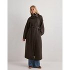 Nelly - Ruskea - Wool Blend Coat