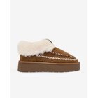 Nelly - Ruskea - Stitched Platform Boot