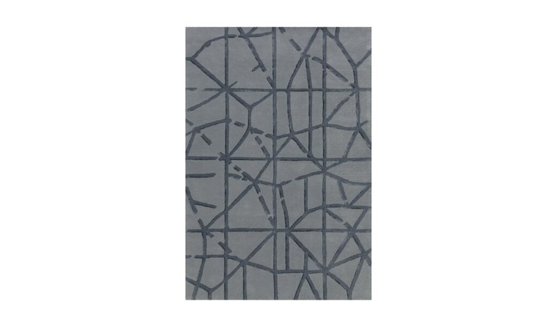 Matto Satin 8063, 120x180 cm, harmaa – kuva 1/1