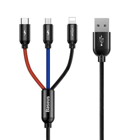 Baseus Rapid USB Cable 3in1 Type C / Lightning / M