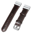 Crazy Horse Fitbit Charge 2 aito nahkainen kellonauha - Kahvi