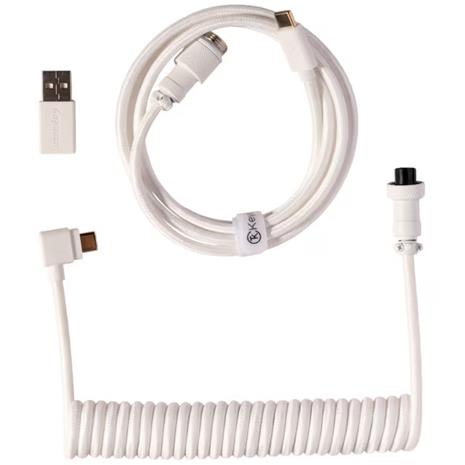 Keychron Coiled Aviator Cable Angled 8K, näppäimistön kierrekaapeli