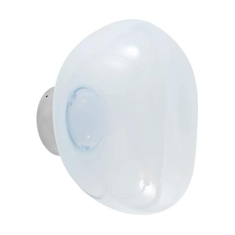 Tom Dixon Melt Surface mini seinävalaisin LED 30 cm Opal-silver