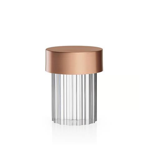 Flos Last Order Fluted Table Lamp, Copper
