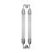 UMAGE - Lemon Squeeze Seinävalaisin Single Long Plated Brass – kuva 7
