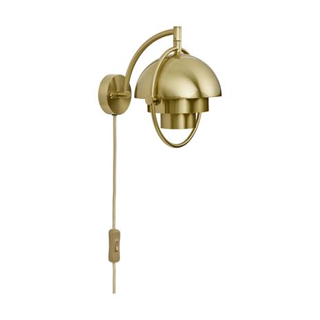 GUBI Multi-Lite seinälamppu Messinki