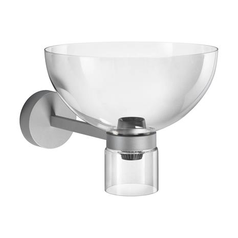 Flos Nocturne Bowl seinälamppu, hopea