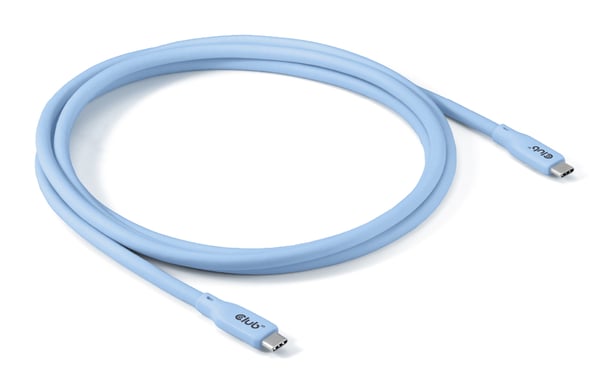 CLUB3D USB C cable blue