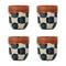 Bloomingville Check muki 4-pack Sininen – kuva 4