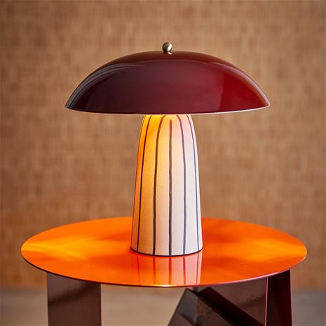 Bloomingville - Arvid Table Lamp - Multi - Stoneware