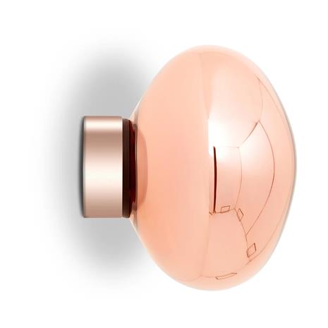 Tom Dixon Melt Surface mini seinävalaisin LED 30 cm Kupari