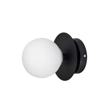 Globen Lighting Art Deco IP Wall Lamp/Ceiling Lamp, White/Black