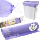 jätesäkit 40l, 10 kpl laventelin tuoksuisia.