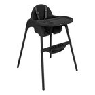 Syöttötuoli KikkaBoo Jammy 2in1, Black