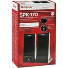 defender kaiuttimet spk-170, 2.0, 4 wattia, musta, äänenvoimakkuuden säätö, magneettisuojattu kotelo, 200 hz ~ 18 khz.
